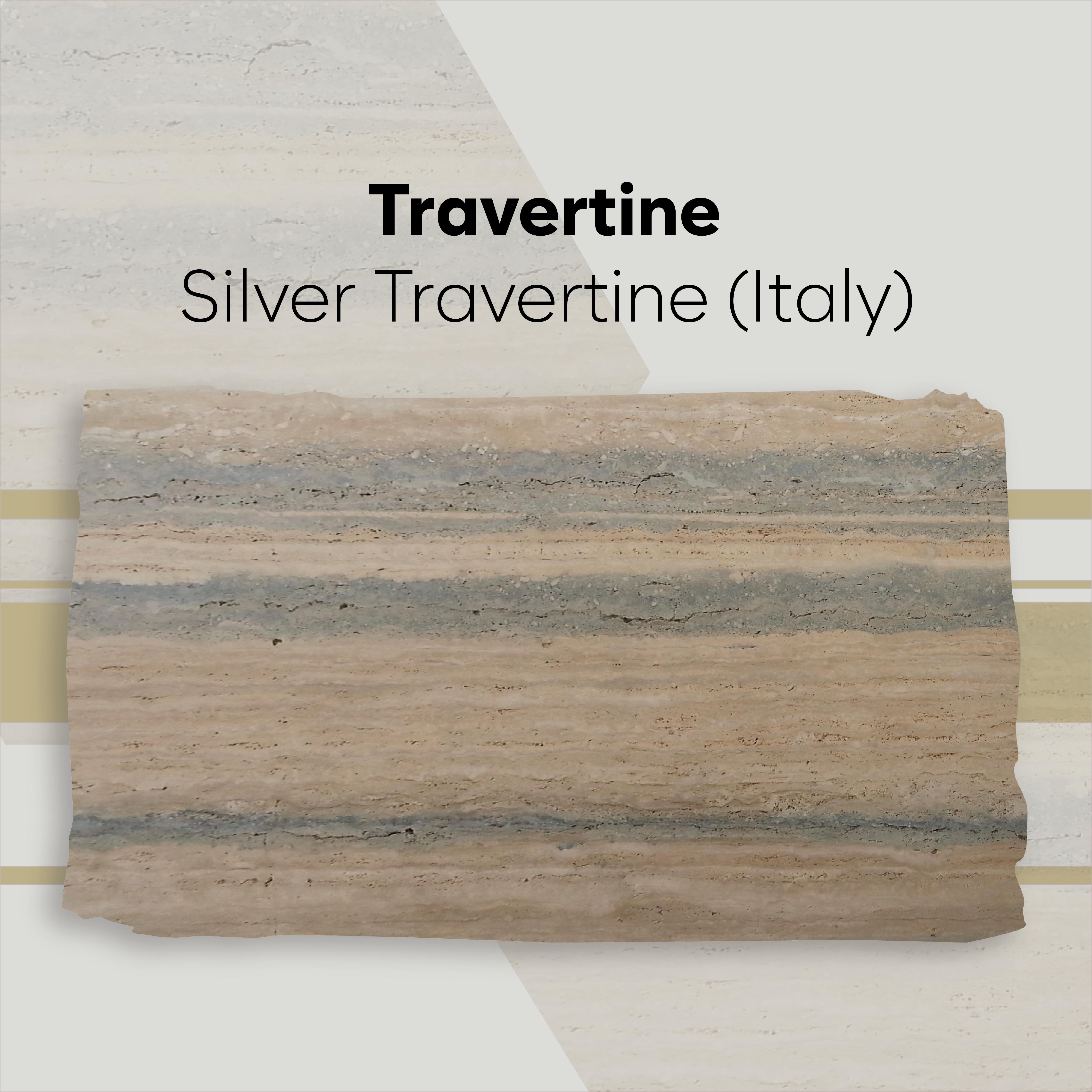 Silver Travertine (Italy)